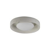 ET2 Matera 15" Wide Flush Mount Drum Ceiling Fixture Chaulk White