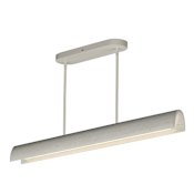 ET2 Matera 50" Wide Linear Pendant Chaulk White