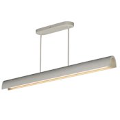 ET2 Matera 61" Wide Linear Pendant Chaulk White