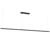 ET2 Continuum 94" Wide LED Linear Chandelier Black