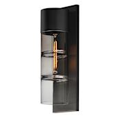 ET2 Smokestack 20" Tall LED Outdoor Wall Sconce Black