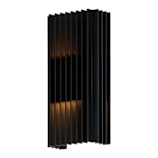 ET2 Rampart 12" Tall LED Outdoor Wall Sconce Black