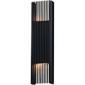 ET2 Rampart 30" Tall Outdoor Wall Sconce Black