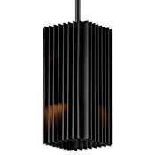 ET2 Rampart 6" Wide LED Outdoor Mini Pendant Black