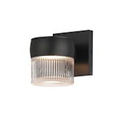 ET2 Modular 7" Tall LED Outdoor Wall Sconce Black