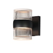 ET2 Modular 8" Tall LED Outdoor Wall Sconce Black