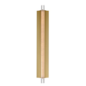 ET2 Hyperion 30" Tall LED Wall Sconce Gold / Clear Crystal
