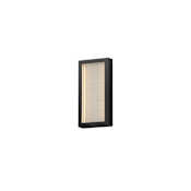 ET2 Highlander 12" Tall LED Outdoor Wall Sconce Black