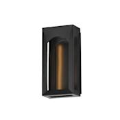 ET2 Brasilia 2 Light 15" Tall LED Outdoor Wall Sconce Black