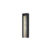 ET2 Liquid 18" Tall LED Outdoor Wall Sconce Black