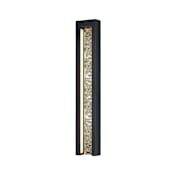 ET2 Liquid 30" Tall LED Outdoor Wall Sconce Black