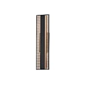 ET2 Interlace 2 Light 24" Tall LED Outdoor Wall Sconce Black / Aged Copper