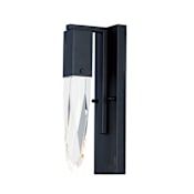 ET2 Quartz 15" Tall Integrated LED Bathroom Sconce Black