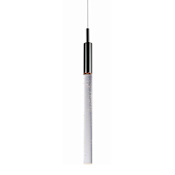 ET2 Scepter 18" LED Pendant with Clear Bubble Glass Black Chrome