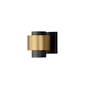 ET2 Reveal Outdoor 5" Tall LED Wall Sconce Black / Gold