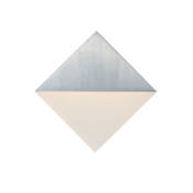 ET2 Alumilux Sconce 1-1/2" Tall Integrated LED Wall Sconce with Triangular Shade - ADA Compliant Satin Aluminum