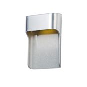 ET2 Alumilux Sconce 7-3/4" Tall Integrated LED Wall Sconce with Acrylic Diffuser - ADA Compliant Satin Aluminum