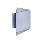 ET2 Alumilux Facet 9" Tall LED Wall Sconce Satin Aluminum