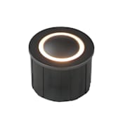ET2 Single Alumilux Landscape 3" Wide 2" Tall 12V LED In-Ground Well Light Black