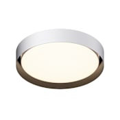 ET2 Echo 24" Wide LED Flush Mount Drum Ceiling Fixture White / Black