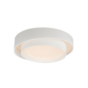 ET2 Ziggurat 20" Wide LED Flush Mount Drum Ceiling Fixture White