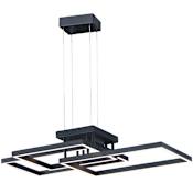 ET2 Traverse 3 Light 36" Wide LED Chandelier Black