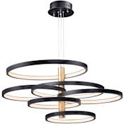 ET2 Hoopla 38" Wide Pendant Black / Gold