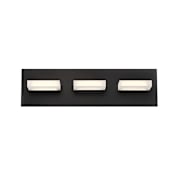 Eurofase Lighting Olson 3 Light 18" Wide LED Bathroom Vanity Light Black