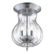 Eurofase Lighting Dupont 3 Light 9" Wide Flush Mount Ceiling Fixture Chrome