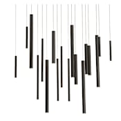 Eurofase Lighting Santana 18 Light 42" Wide LED Multi Light Pendant Black