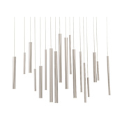 Eurofase Lighting Santana 18 Light 42" Wide LED Multi Light Pendant Satin Nickel