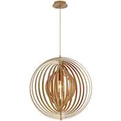 Eurofase Lighting Abruzzo 24" Wide Wood Pendant Wood