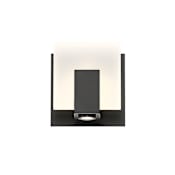 Eurofase Lighting Canmore 5" Tall LED Bathroom Sconce Black