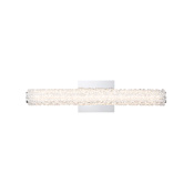 Eurofase Lighting Sassi 24" Wide LED Bath Bar with Cylinder Crystal Shade Chrome