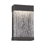 Eurofase Lighting 11" Tall LED Outdoor Wall Sconce Black