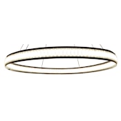 Eurofase Lighting Forster 47" Wide LED Ring Chandelier Black