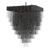 Eurofase Lighting Bloomfield 31" Wide LED Chandelier Black