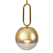 Eurofase Lighting Prospect 10" Wide Mini Pendant with Clear Glass Shade Gold