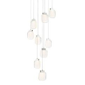 Eurofase Lighting Paget 9 Light 20" Wide LED Multi Light Pendant Chrome