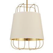 Eurofase Lighting Tura 3 Light 16" Wide Pendant Brass