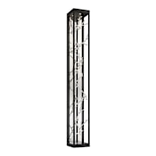 Eurofase Lighting Aerie 48" Tall LED Wall Sconce Black / Silver