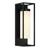 Eurofase Lighting Ren 16" Tall Outdoor Wall Sconce Satin Black