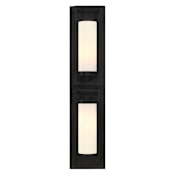 Eurofase Lighting Ren 2 Light 36" Tall Outdoor Wall Sconce Satin Black