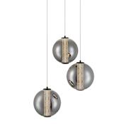Eurofase Lighting Atomo 21" Wide LED Chandelier Matte Black