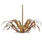 Eurofase Lighting Kagra 12 Light 42" Wide Chandelier Brass