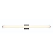 Eurofase Lighting Stepridge 48" Wide Switchable Color Temperature LED Linear Bath Bar Black