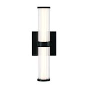 Eurofase Lighting Fayton 14" Tall LED Outdoor Wall Sconce Black