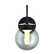 Eurofase Lighting Caswell 11" Tall LED Outdoor Wall Sconce Black