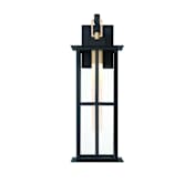 Eurofase Lighting Greyson 22" Tall LED Outdoor Wall Sconce Brass / Black