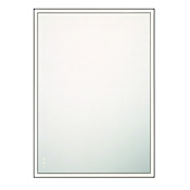 Eurofase Lighting Nixon 30" W x 42" H Modern Rectangular AluminumBathroom Wall Mirror with LED Lighting Black